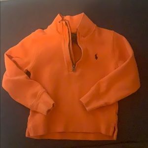 3T, boys Polo waffle half zip